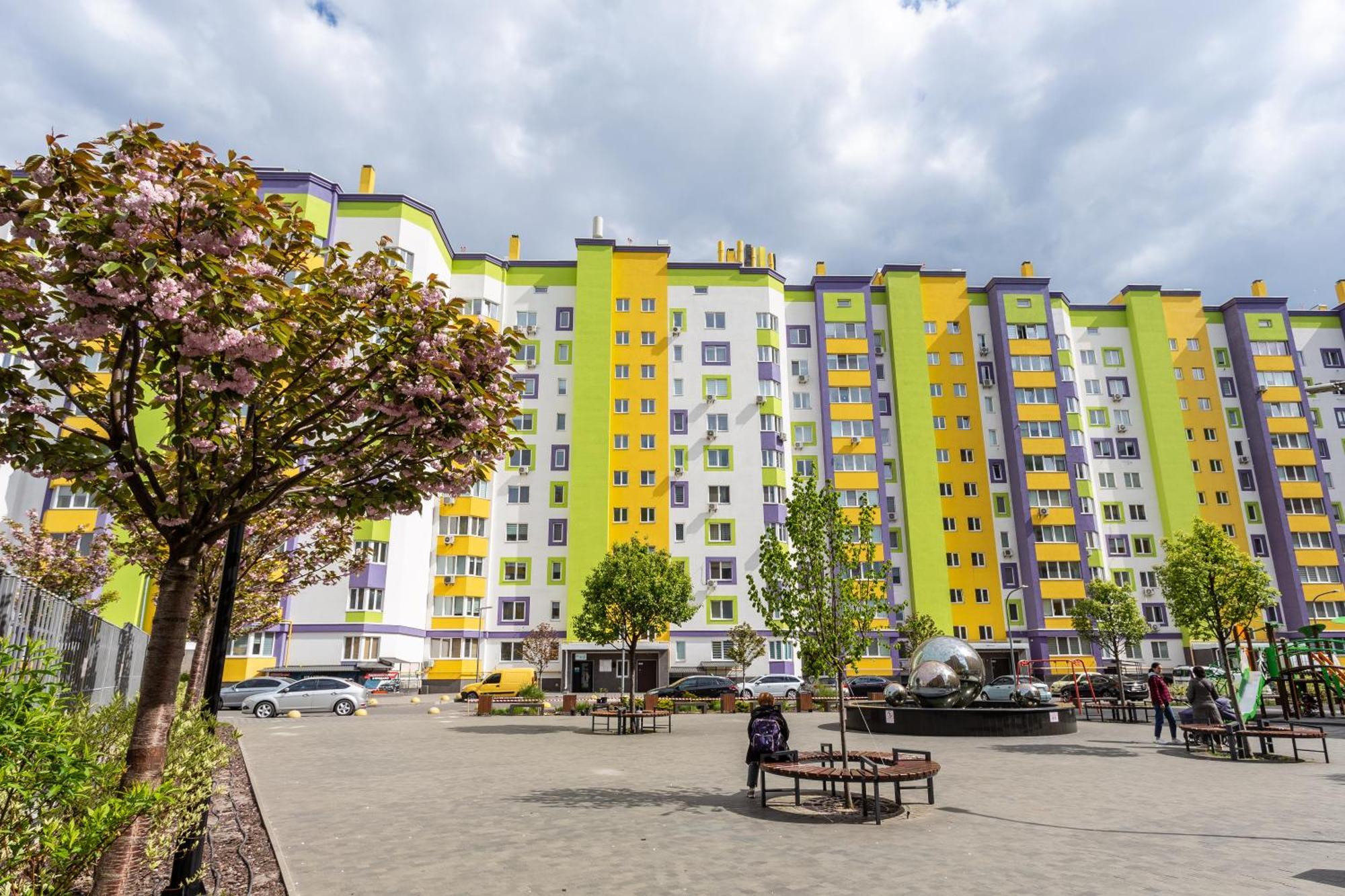 キエフ0147 New Flat Near Airport Zhulyany Sofievskaya Borshchagovkaアパートメント エクステリア 写真